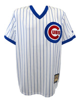 Ryne Sandberg Signed Chicago Cubs Throwback White Cooperstown Collection Majestic Basball Jersey w/HOF'05