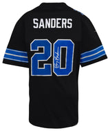 Barry Sanders Signed Detroit Lions Nike Black Alternate Football Jersey