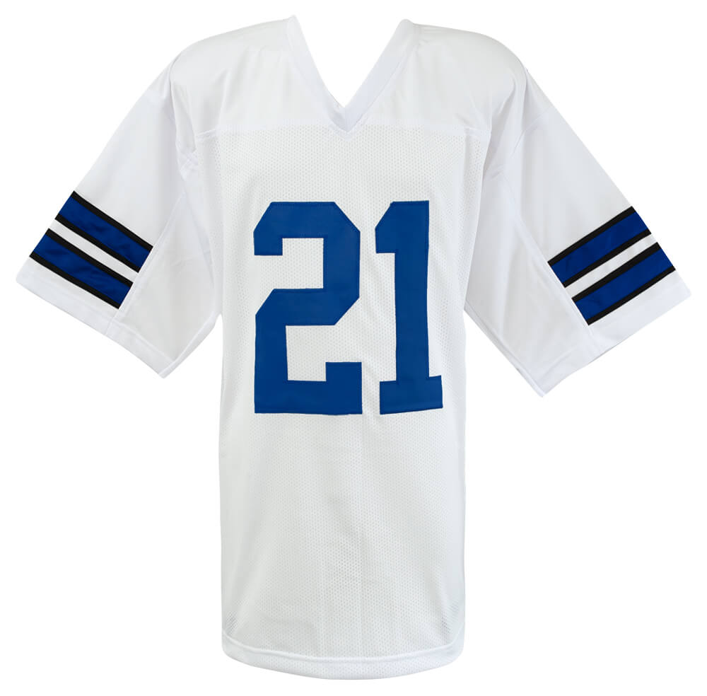 Deion Sanders Signed White Custom Football Jersey (Beckett)