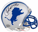 Charlie Sanders Signed Detroit Lions Throwback Riddell (VSR4) Mini Helmet w/HOF'07