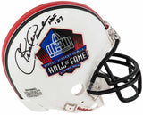 Charlie Sanders Signed Hall of Fame Logo Riddell (VSR4) Mini Helmet w/HOF'07