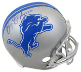Barry Sanders Signed Detroit Lions Riddell (VSR4) Replica Full Size Helmet