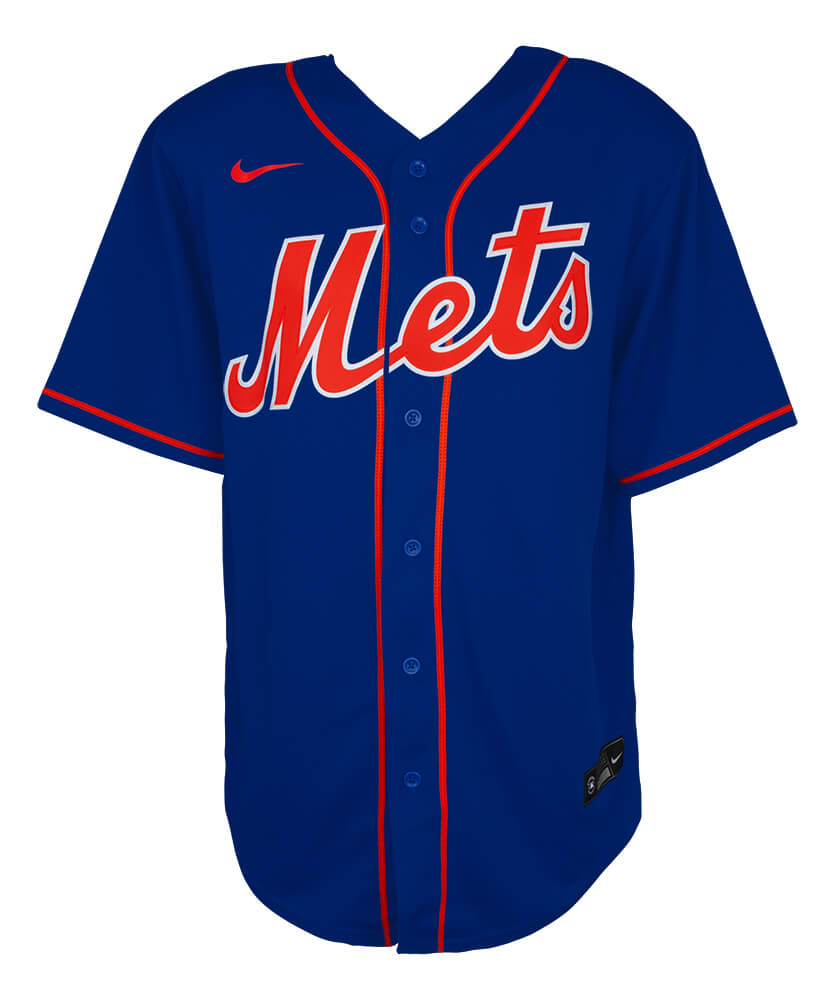 Max Scherzer Signed New York Mets Blue Nike Replica Baseball Jersey - (Fanatics)