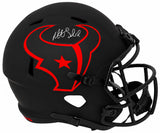 Matt Schaub Signed Houston Texans ECLIPSE Riddell Full Size Speed Replica Helmet