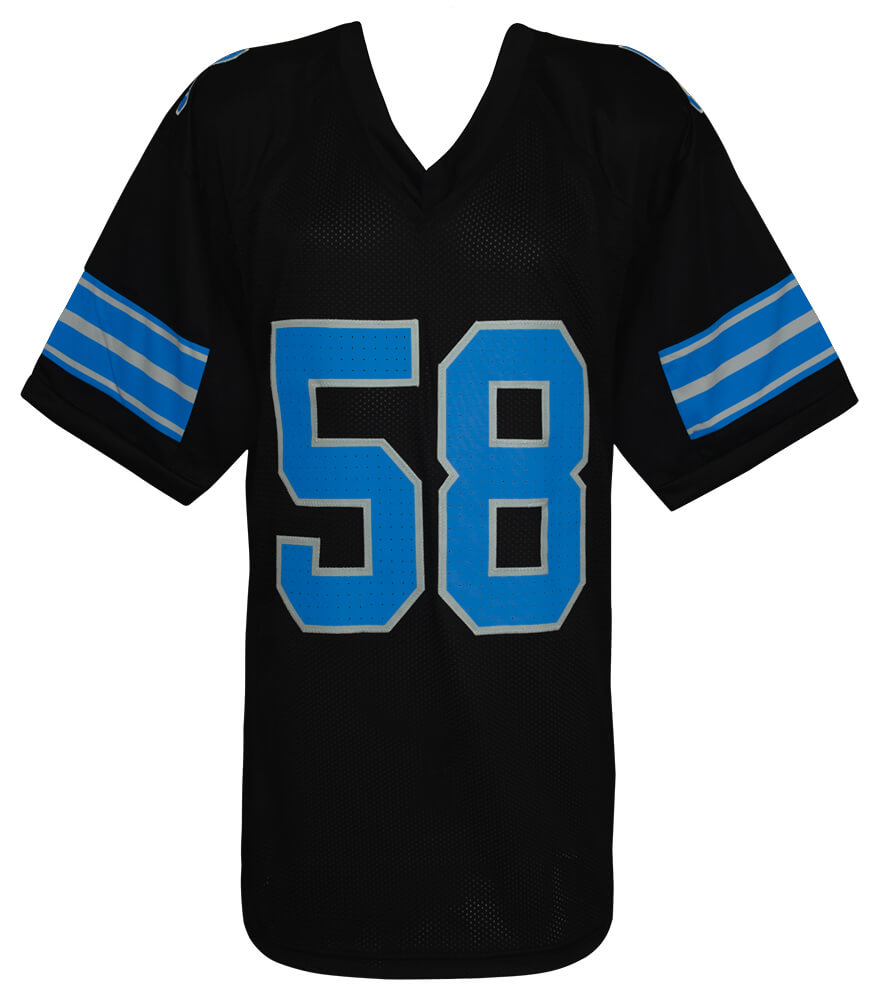 Penei Sewell Signed Black Alternate Custom Football Jersey - (Beckett)