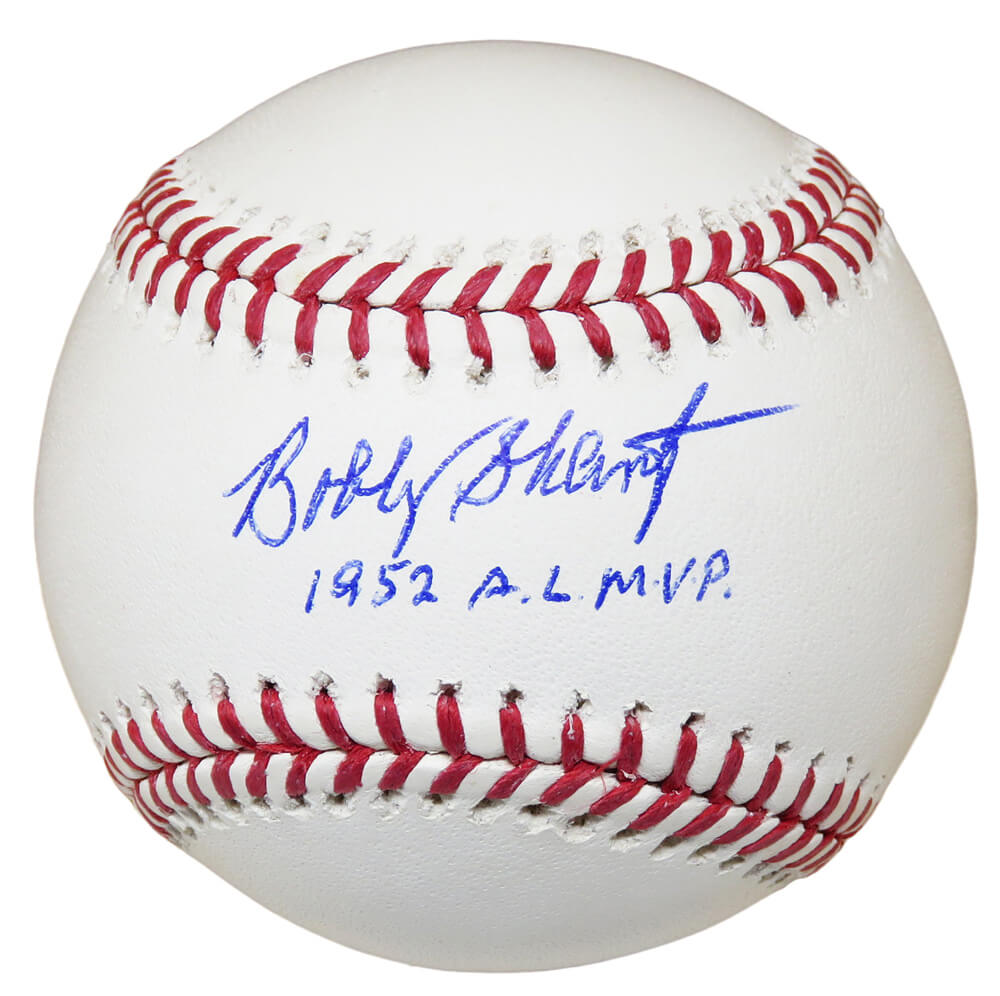 Bobby Shantz Signed Rawlings Official MLB Baseball w/1952 AL MVP