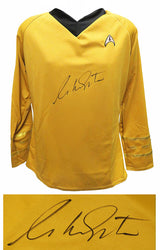 William Shatner Signed Star Trek Captain Kirk Uniform Costume Shirt