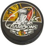 Andrew Shaw Signed Blackhawks 2013 Stanley Cup Champs Logo Hockey Puck