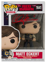 Charlie Sheen Signed Red Dawn Matt Eckert Funko Pop Doll #1641