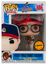 Charlie Sheen Signed Major League Ricky Wild Thing Vaughn Funko Pop Doll #886 (with Glasses)