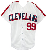 Charlie Sheen Signed White Custom Baseball Jersey