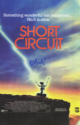 Ally Sheedy Signed Short Circuit 11x17 Movie Poster