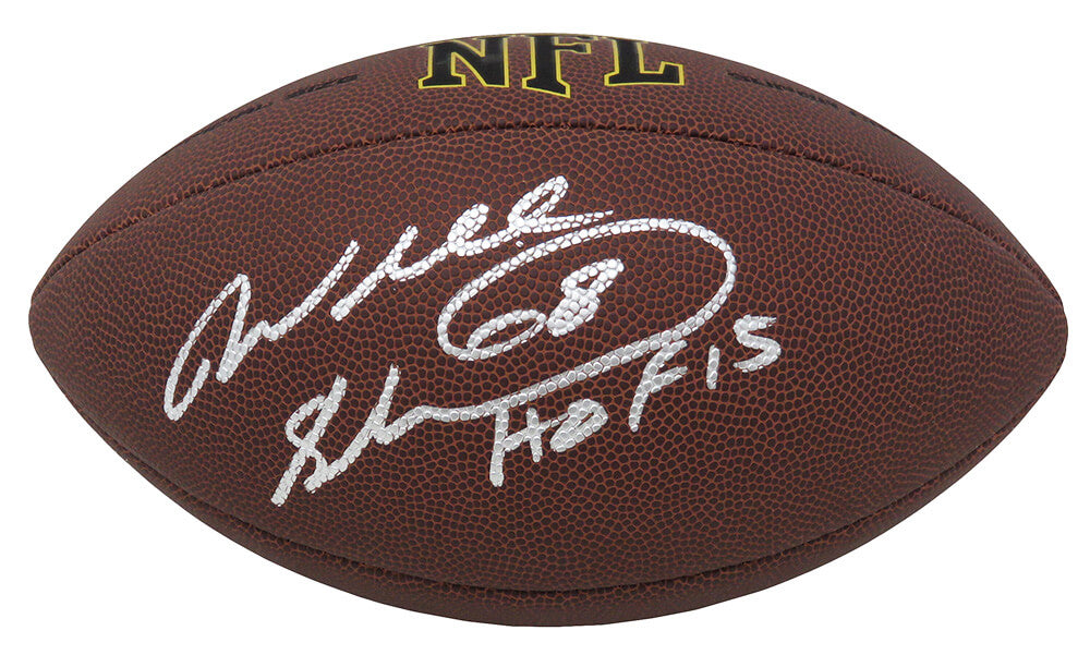 Will Shields Signed Wilson Super Grip Full Size NFL Football w/HOF'15