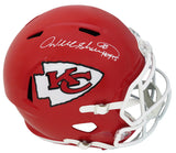 Will Shields Signed Kansas City Chiefs Riddell Full Size Speed Replica Helmet w/HOF'15