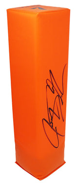 Jeremy Shockey Signed Orange Endzone Football Pylon