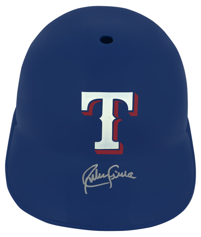 Ruben Sierra Signed Texas Rangers Souvenir Replica Batting Helmet