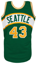 Jack Sikma Signed Green T/B Custom Basketball Jersey w/HOF'19
