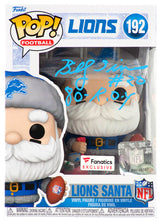 Billy Sims Signed Detroit Lions SANTA Funko Pop Doll #192 w/80 ROY