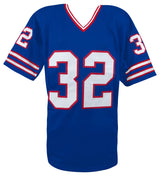 O.J. Simpson Signed Blue Throwback Custom Football Jersey w/HOF'85