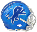 Billy Sims Signed Detroit Lions FLASH Riddell Speed Mini Helmet w/80 ROY