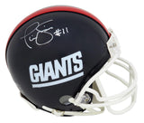 Phil Simms Signed New York Giants Throwback Riddell Mini Helmet