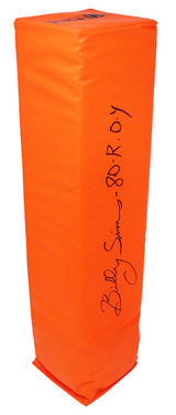Billy Sims Signed Orange Endzone Football Pylon w/80 ROY