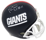 Phil Simms Signed New York Giants Throwback Riddell Full Size Replica Helmet