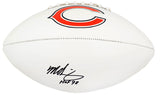 Mike Singletary Signed Chicago Bears Franklin White Logo Football w/HOF'98