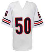 Mike Singletary Signed White Custom Football Jersey w/HOF'98