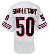 Mike Singletary Signed White Custom Football Jersey w/HOF'98