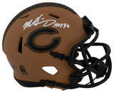 Mike Singletary Signed Chicago Bears 2023 SALUTE Riddell Speed Mini Helmet w/HOF'98