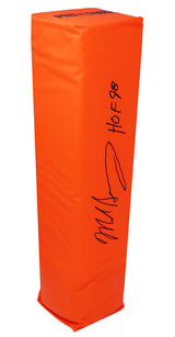 Mike Singletary Signed Orange Endzone Football Pylon w/HOF'98
