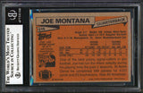 49ers Joe Montana "HOF 2000" Signed 1981 Topps #216 Rookie Card BAS Slabbed 1