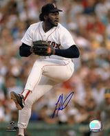 Lee Smith Signed Boston Red Sox Pitching Action 8x10 Photo