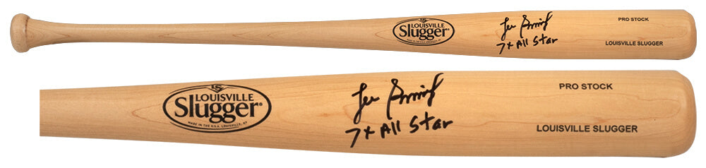 Lee Smith Signed Louisville Slugger Pro Stock Blonde Baseball Bat w/7x All Star