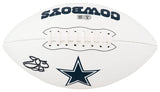 Emmitt Smith Signed Dallas Cowboys Franklin White Logo Football - (Beckett)