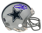 Emmitt Smith Signed Cowboys Riddell Replica Mini Helmet