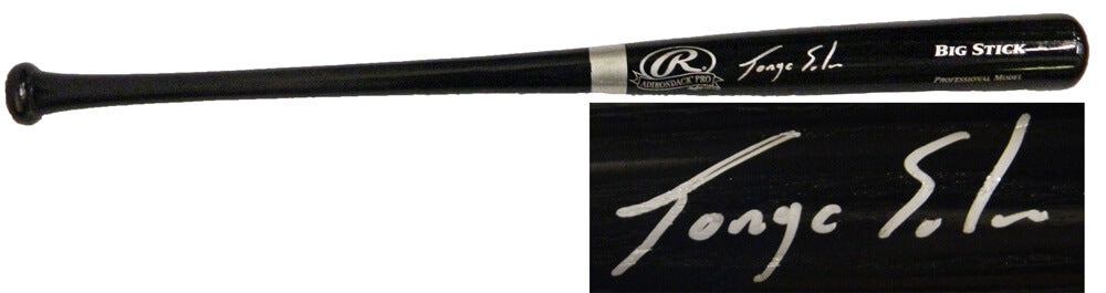 Jorge Soler Signed Rawlings Black Big Stick Baseball Bat