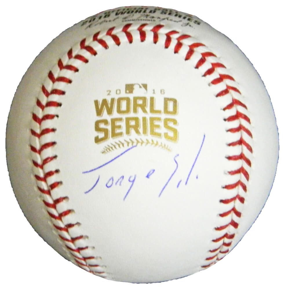 Jorge Soler Signed Rawlings Official 2016 World Series MLB Baseball