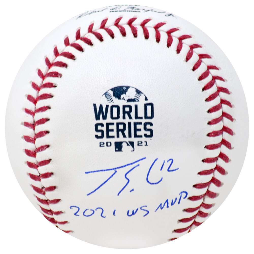 Jorge Soler Signed Rawlings Official 2021 World Series Baseball w/21 WS MVP