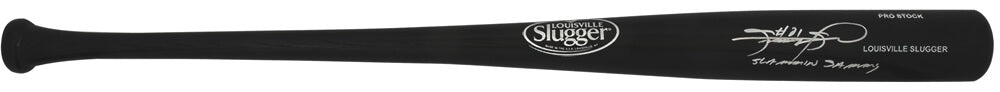 Sammy Sosa Signed Louisville Slugger Pro Stock Black Baseball Bat w/Slammin' Sammy