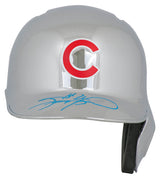 Sammy Sosa Signed Chicago Cubs Rawlings Chrome Mini Baseball Batting Helmet
