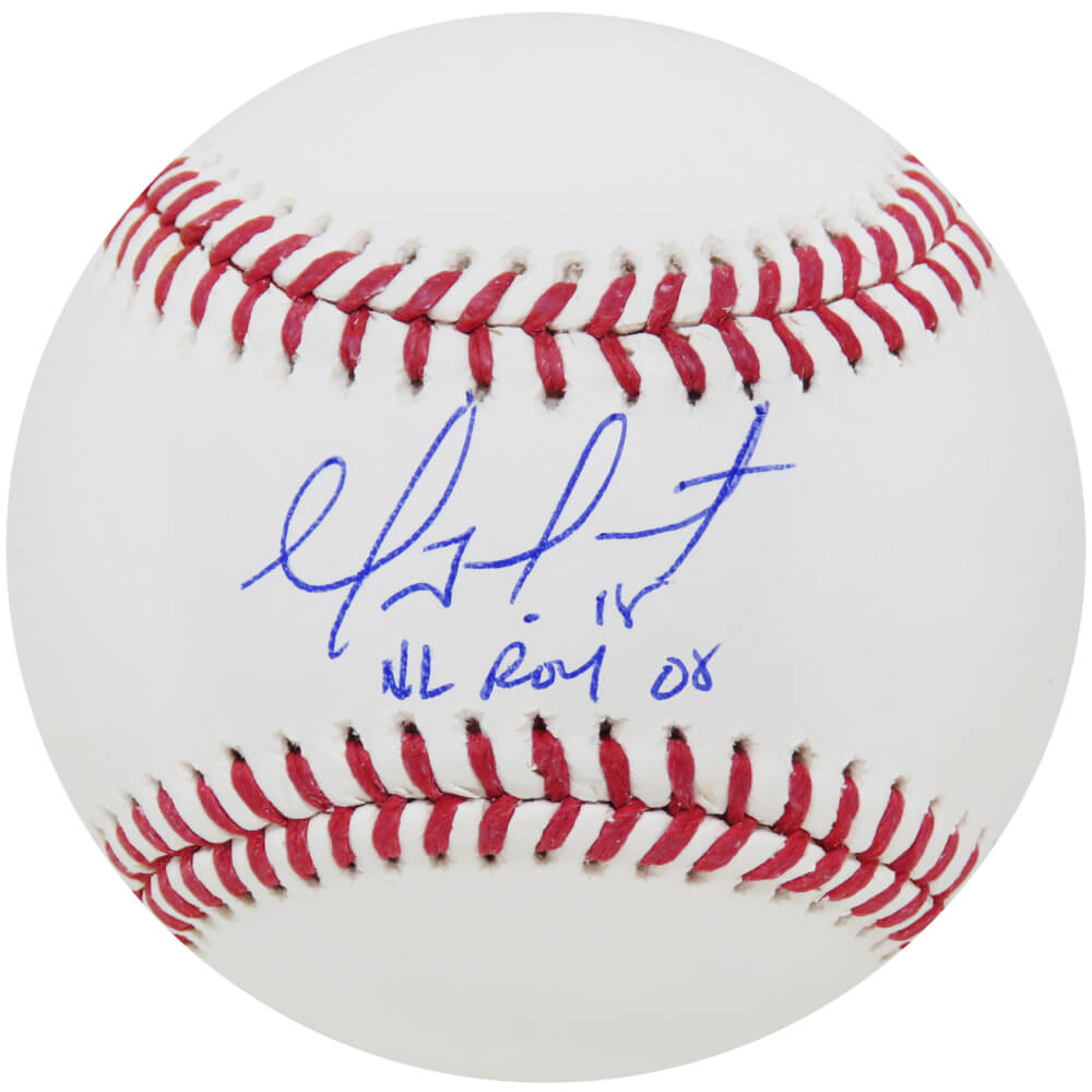 Geovany Soto Signed Rawlings Official MLB Baseball w/NL ROY 08