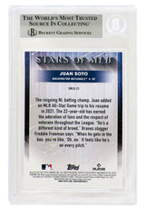 Juan Soto Signed 2022 Topps Stars of MLB Baseball Trading Card #SMLB23 - (Beckett Encapsulated)