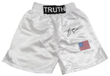 Errol Spence Jr Signed Truth White Custom Boxing Trunks - (Beckett)