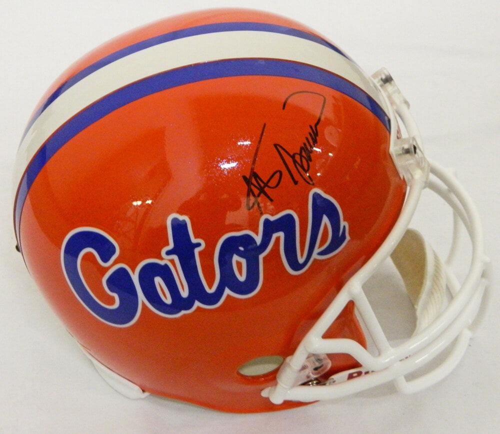 Steve Spurrier Signed Florida Gators Orange Riddell Full-Size Replica Helmet