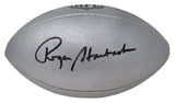 Roger Staubach Signed Wilson Duke Silver Metallic NFL Full Size Replica Football
