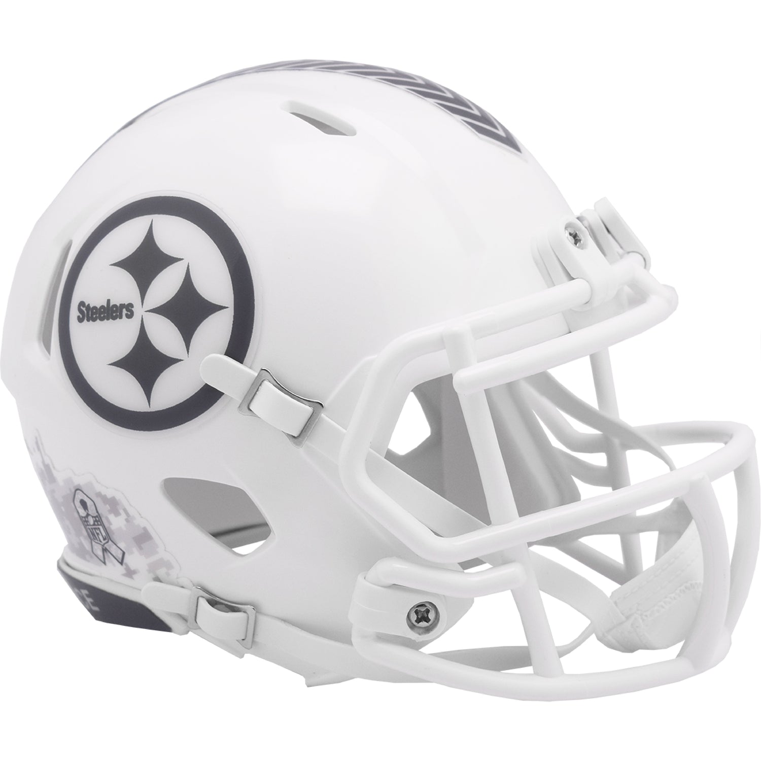 Pittsburgh Steelers 2024 Salute to Service Riddell Speed Mini Football Helmet