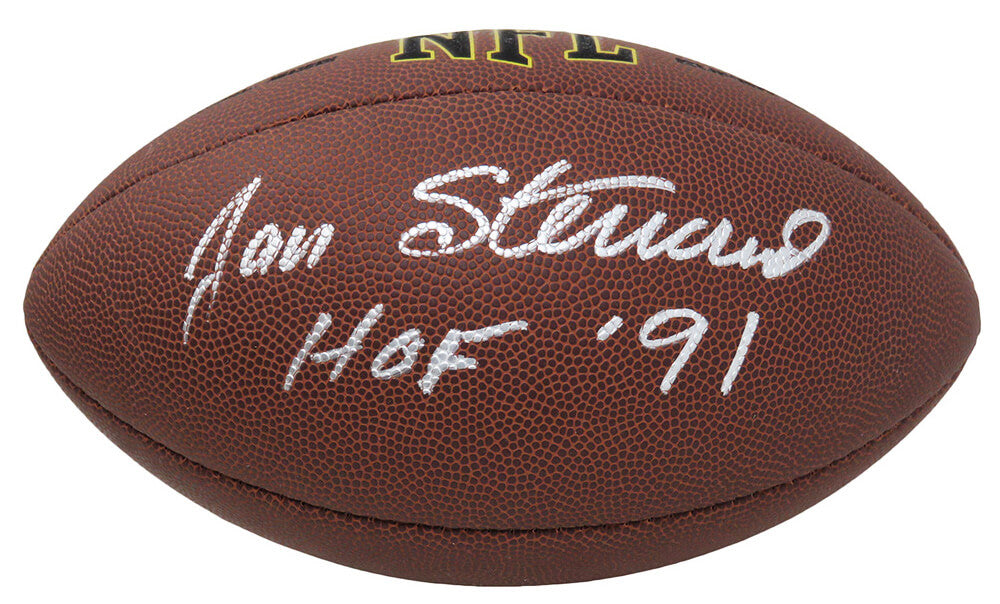 Jan Stenerud Signed Wilson Super Grip Full Size NFL Football w/HOF'91