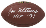 Jan Stenerud Signed Wilson Super Grip Full Size NFL Football w/HOF'91